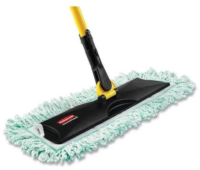 Alt view image 13 of 13 - Rubbermaid HYGEN Microfiber Dust Mop Pad Green FGQ43800GR00