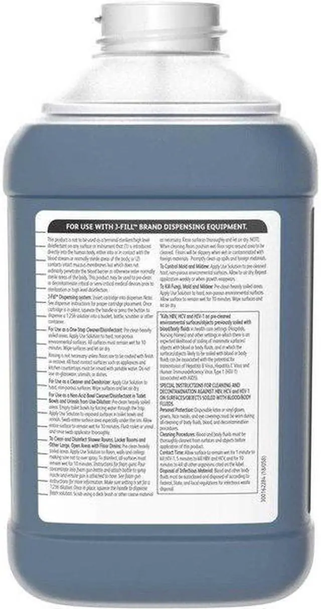Alt view image 2 of 3 - DIVERSEY 04329. Deordorizing Cleaner and Disinfectant Concentrate, 2.5L Bottle,