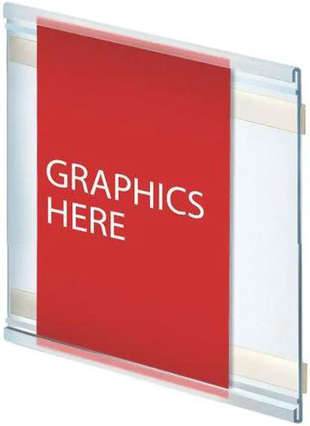 Alt view image 3 of 3 - AZAR DISPLAYS 199625 8.5"W x 7"H Adhesive-Back Nameplate, PK10
