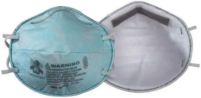 Alt view image 6 of 7 - 3M 8246 Disposable Respirator, Nuisance Acid Gas, R95, Molded, Dual,