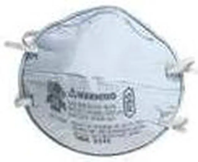 Alt view image 7 of 7 - 3M 8246 Disposable Respirator, Nuisance Acid Gas, R95, Molded, Dual,