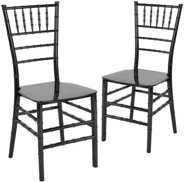 Alt view image 9 of 14 - Flash Furniture HERCULES Series King Louis Chair Brown 2 Pack (2LESTMON) 2LEBLACKM