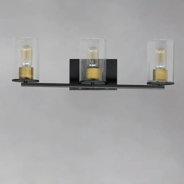 Alt view image 2 of 3 - MAXIM LIGHTING 11843CDABBK Sleek 3-Light Bath Vanity