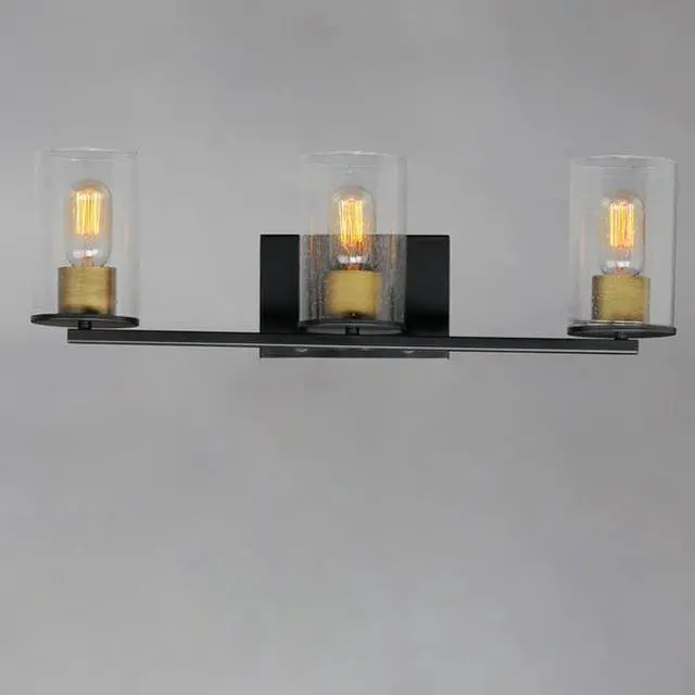 Alt view image 3 of 3 - MAXIM LIGHTING 11843CDABBK Sleek 3-Light Bath Vanity