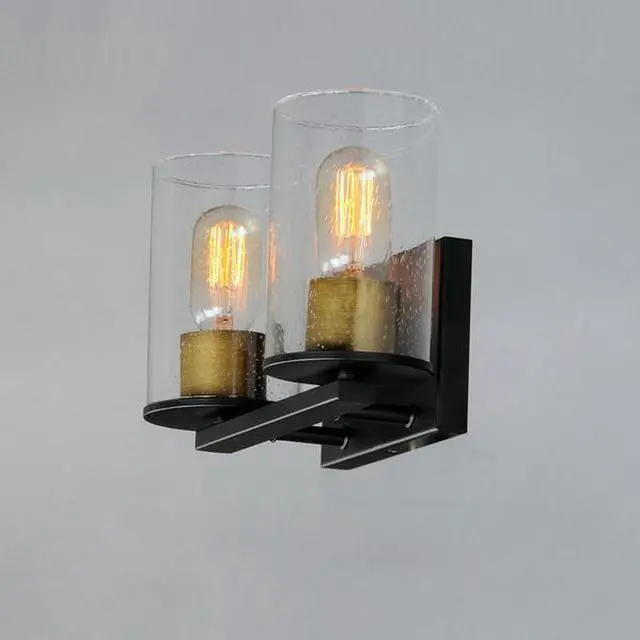 Alt view image 3 of 3 - MAXIM LIGHTING 11842CDABBK Sleek 2-Light Bath Vanity