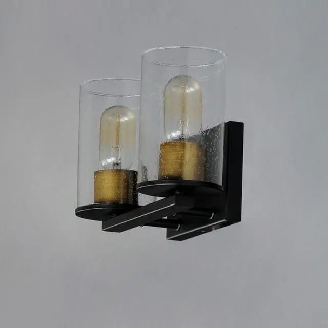 Alt view image 2 of 3 - MAXIM LIGHTING 11842CDABBK Sleek 2-Light Bath Vanity