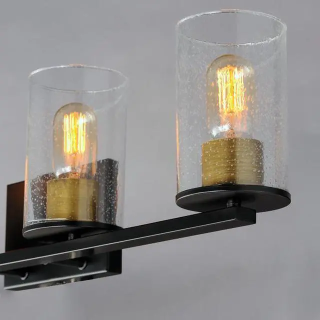 Alt view image 3 of 3 - MAXIM LIGHTING 11844CDABBK Sleek 4-Light Bath Vanity