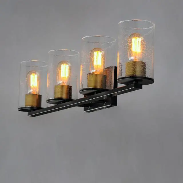 Alt view image 2 of 3 - MAXIM LIGHTING 11844CDABBK Sleek 4-Light Bath Vanity
