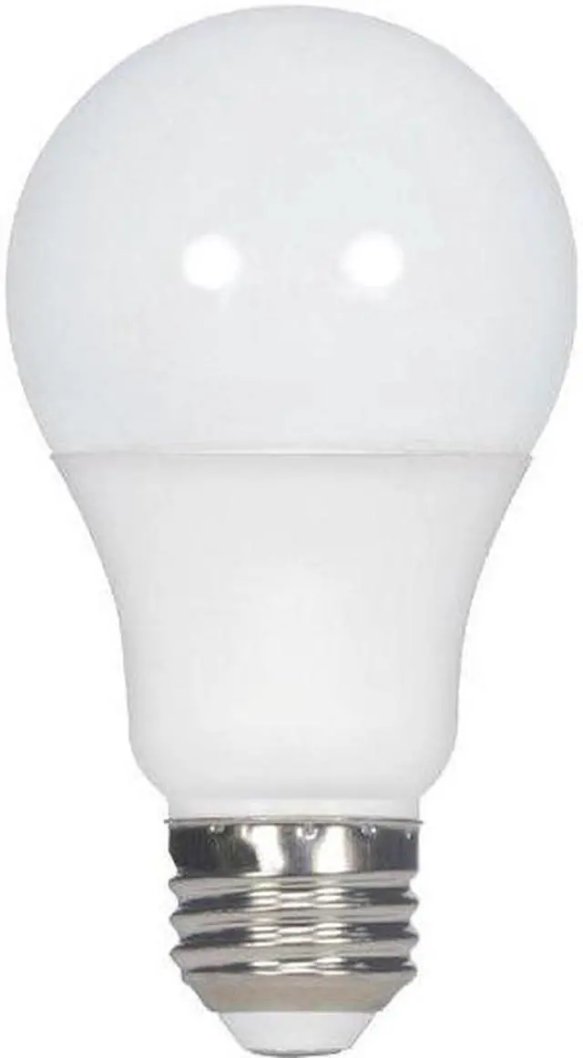 Alt view image 2 of 3 - SATCO S28560 Bulb, LED, 10W, A19, Medium, 120V, Frosted White, 27K, 4PK