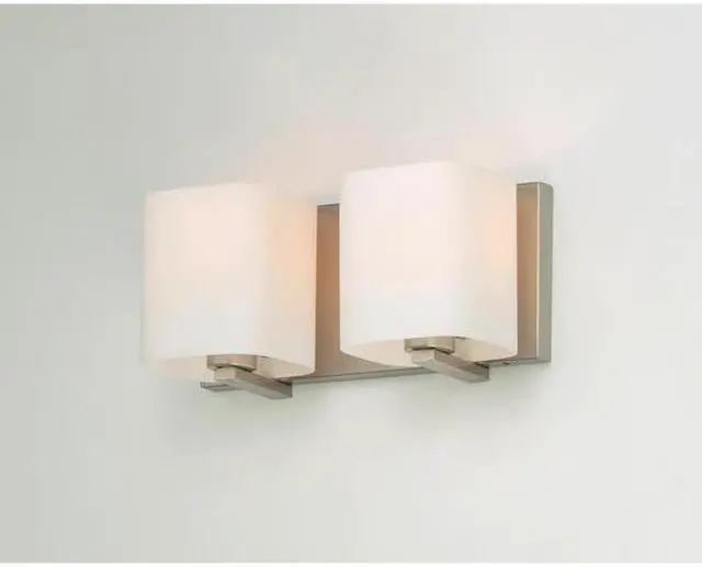 Alt view image 2 of 3 - MAXIM 11252SWSN Wrap 2-Light 12.5" Wide Satin Nickel Vanity Light