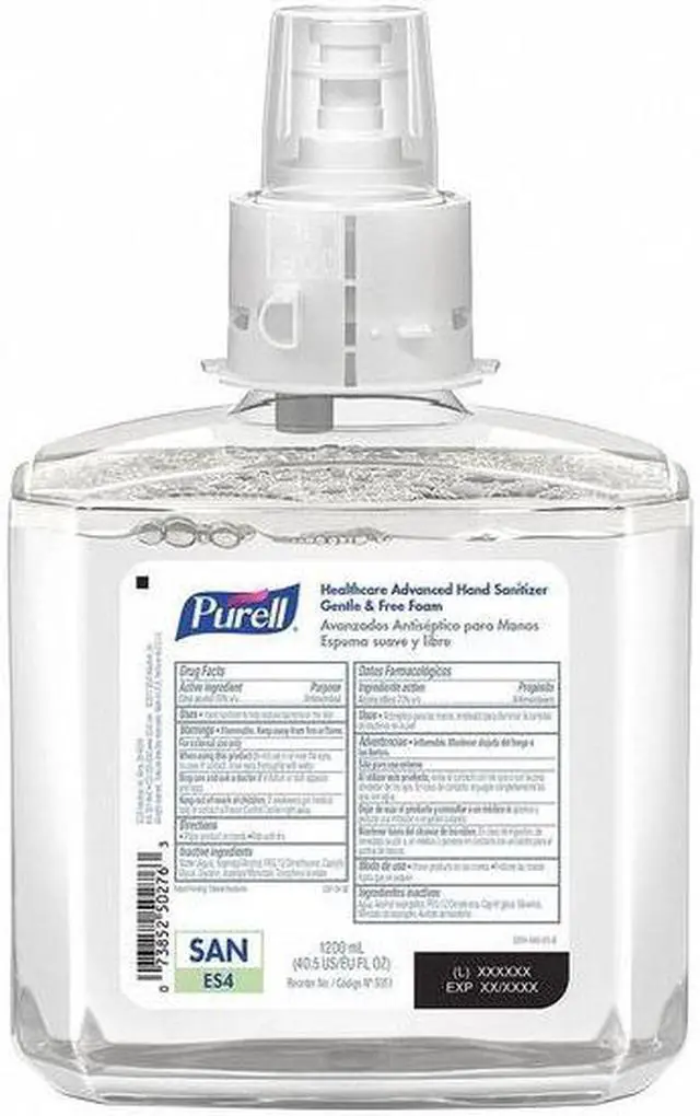 Alt view image 2 of 2 - PURELL 5051-02 Healthcare Hand Sanitizer Foam 1200mL Refill for ES4, PK2