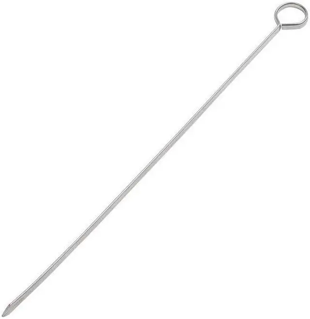 Alt view image 3 of 4 - BLUE DONUTS BD3688926 12 inch BBQ Skewers Set of 24, Stainless Steel, Barbeque