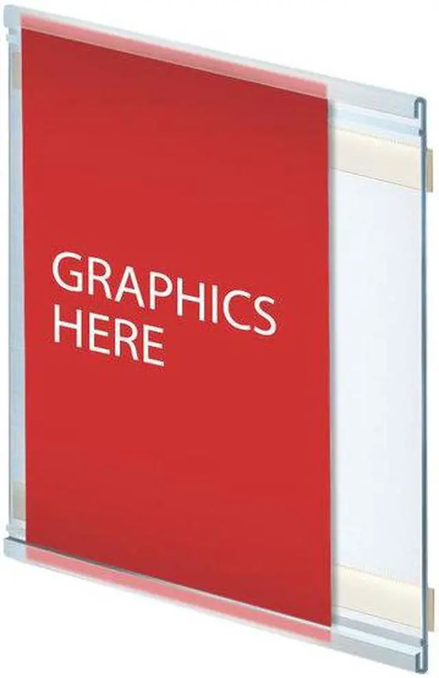Alt view image 3 of 3 - AZAR DISPLAYS 199628 8.5"W x 8"H Adhesive-Back Nameplate, PK10