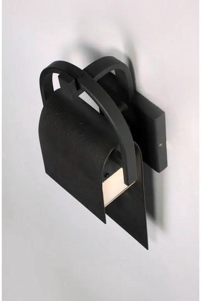 Alt view image 4 of 4 - MAXIM 55594RF Laredo 1-Light 7" Wide Rustic Forge Outdoor Wall Sconce