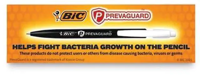 Alt view image 13 of 13 - Bic PrevaGuard Media Clic HB (#2) Mechanical Pencils, Bk Lead, 1 DZ (BICMPCMA11)