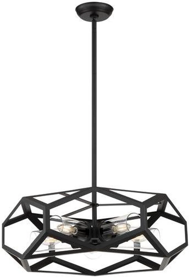 Alt view image 4 of 4 - NUVO 60/7304 Fixture, Chandelier, 5-Lght, Incndscnt, 60W, 120V, Type B,