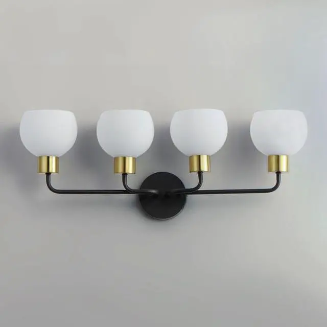 Alt view image 3 of 5 - MAXIM 11274SWBZSBR Coraline 4-Light Bath Vanity