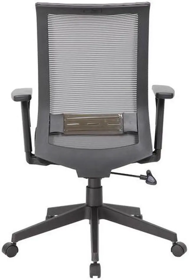 Alt view image 5 of 6 - BOSS B6566GY-BK Mesh Task Chair, Adjustable Arms