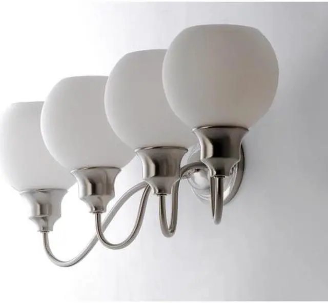 Alt view image 2 of 3 - MAXIM 1114SWSN Ballord 4-Light 31" Wide Satin Nickel Vanity Light