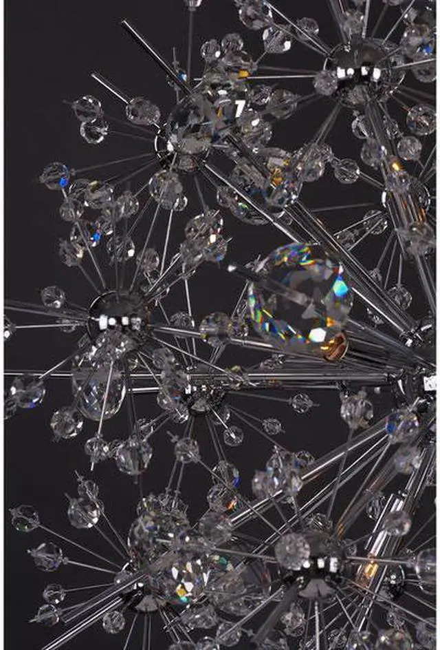 Alt view image 3 of 4 - MAXIM LIGHTING 39745BCPC Starfire 11-Light 22" Wide Polished Chrome Chandelier