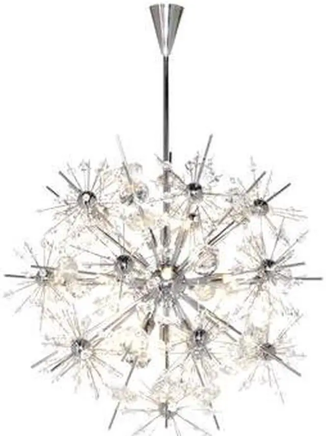 Alt view image 4 of 4 - MAXIM LIGHTING 39745BCPC Starfire 11-Light 22" Wide Polished Chrome Chandelier