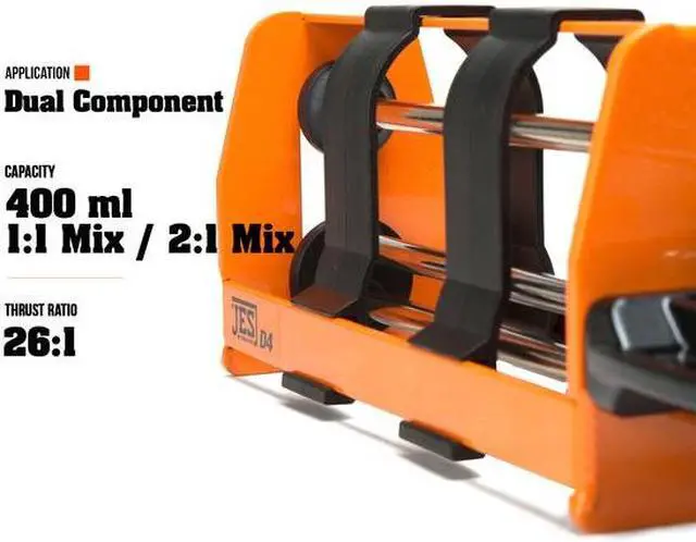 Alt view image 2 of 6 - JES INNOVATIONS D4 400 ml (1:1 and 2:1) 26:1 High Thrust Dual Component