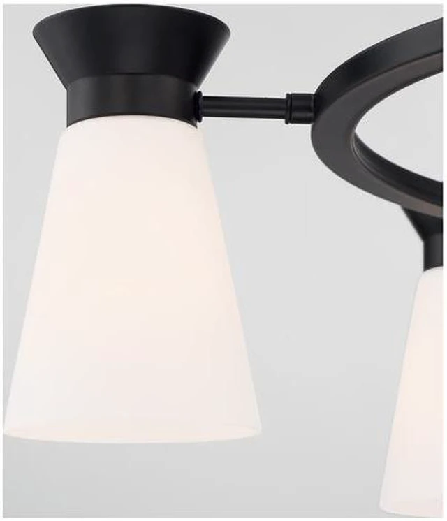 Alt view image 3 of 4 - NUVO 60/7315 Fixture, Chandelier, 5-Lght, Incandescent, 60W, 120V, A19, Medium