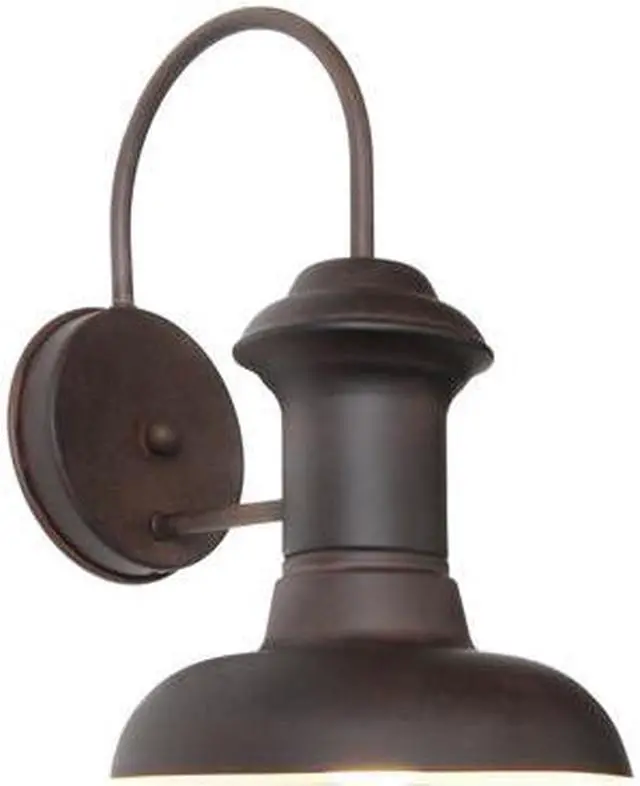 Alt view image 3 of 3 - MAXIM 35001EB Wharf 1-Light 8" Wide Empire Bronze Outdoor Wall Sconce