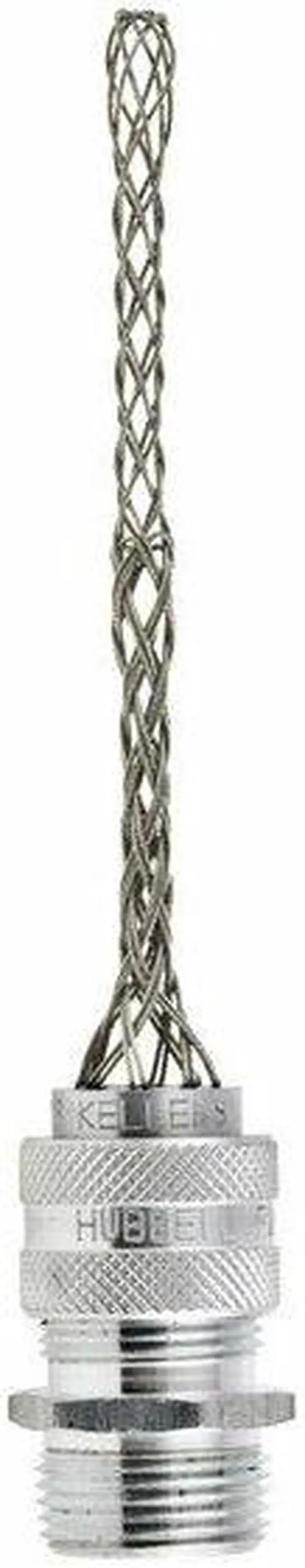Alt view image 6 of 6 - Hubbell 07401018 Deluxe Cord Grip, Straight Male, 3/4" with Mesh, 0.62"-0.75" Cable