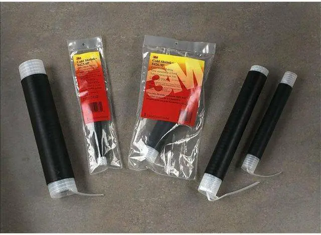 Alt view image 5 of 7 - 3M 8423-6 Cold Shrink Tube, Medium Wall, 2:1 I.D. Shrink Ratio, 0.56 in I.D.