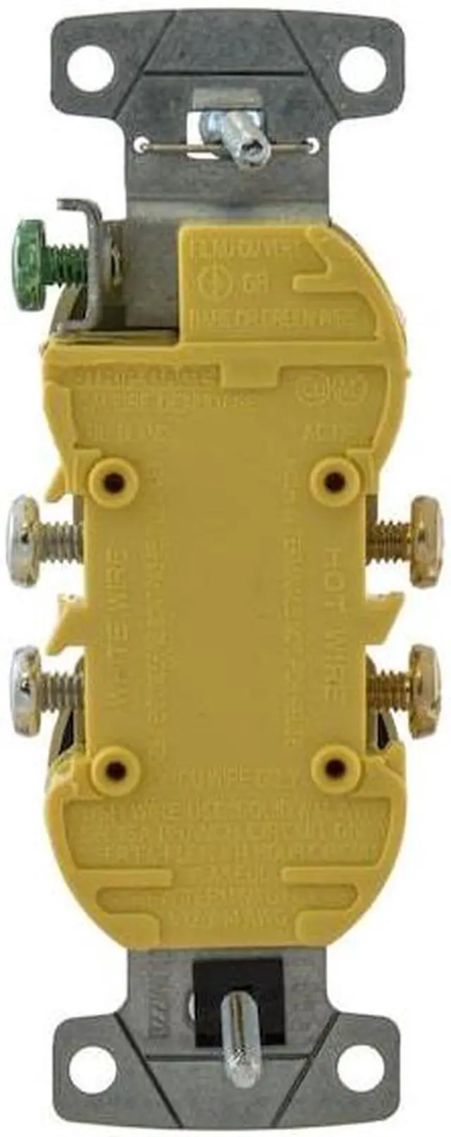 Alt view image 6 of 8 - Receptacle 15A Tamper Proof White HUBBELL ELECTRICAL PRODUCTS RR15SWTR