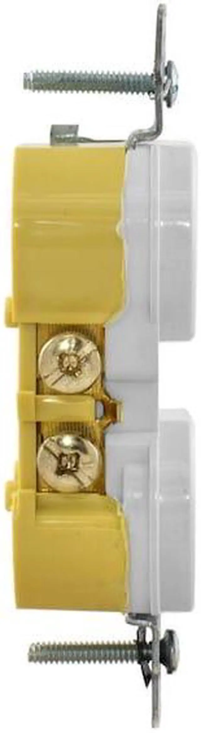 Alt view image 8 of 8 - Receptacle 15A Tamper Proof White HUBBELL ELECTRICAL PRODUCTS RR15SWTR