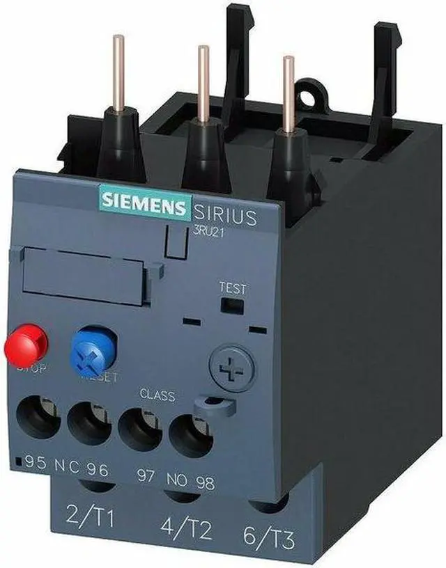 Alt view image 3 of 4 - SIEMENS 3RU21261GB0 Overload Relay,4.50 to 6.30A,3P,Class 10