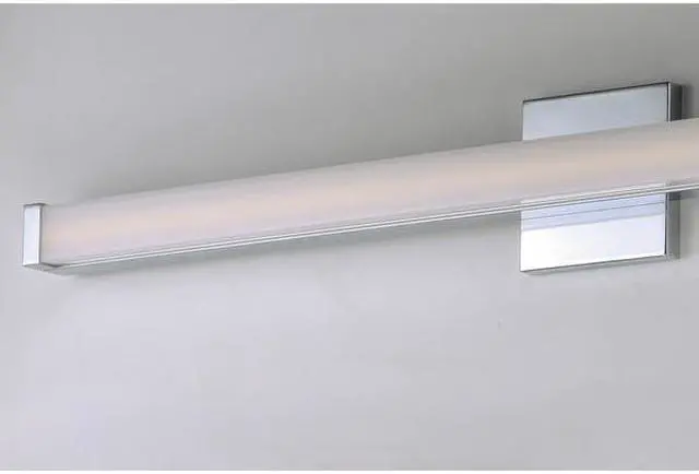 Alt view image 3 of 4 - MAXIM 52004PC Spec Vanity 1-Light 30" Wide Polished Chrome Vanity Light
