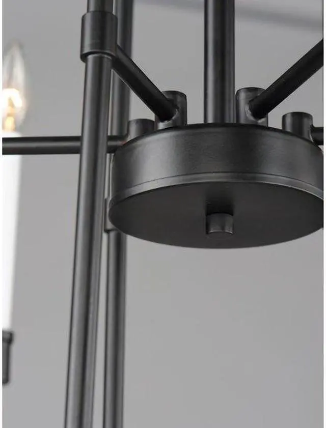Alt view image 3 of 5 - MAXIM LIGHTING 11289BK Tux 9-Light Chandelier