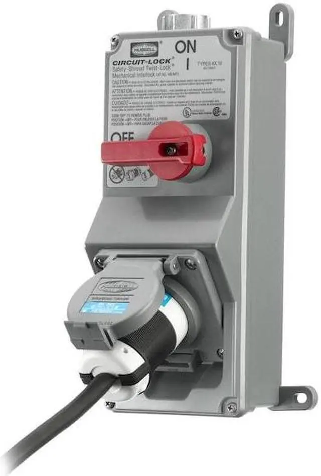 Alt view image 9 of 12 - HUBBELL WIRING DEVICE-KELLEMS HBLMITL Nonfusible Disconnect Switch, Heavy Duty,