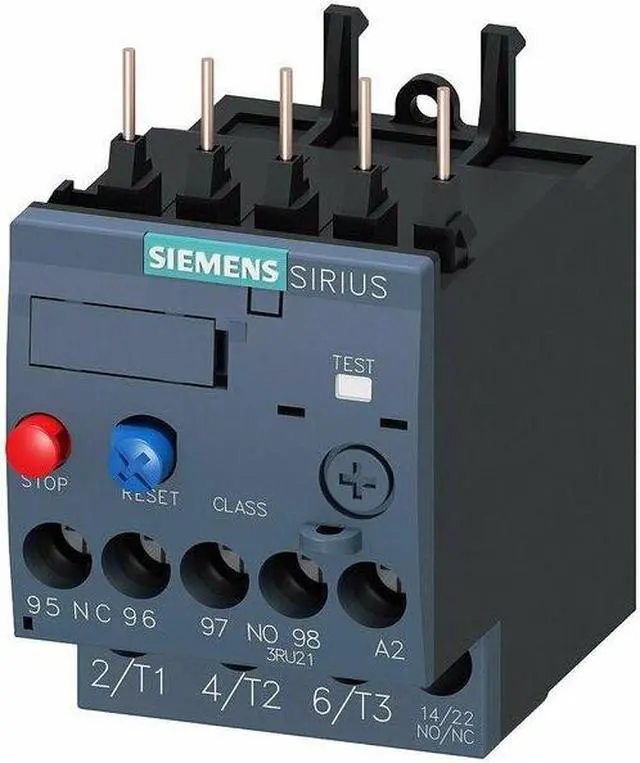 Alt view image 2 of 3 - SIEMENS 3RU21160DB0 Overload Relay,0.22 to 0.32A,3P,Class 10