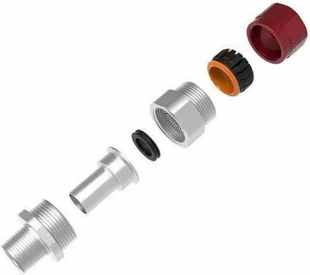 Alt view image 2 of 3 - KILLARK MC2X1C Conduit Fitting 1/2 in, Liquid-Tight, Aluminum, Plain, Silver