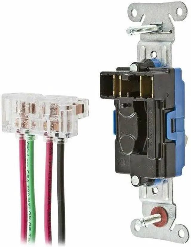 Alt view image 2 of 2 - HUBBELL WIRING DEVICE-KELLEMS SNAP1203I Wall Swtch, 3-Way, 120/277V, 15A, Ivry,