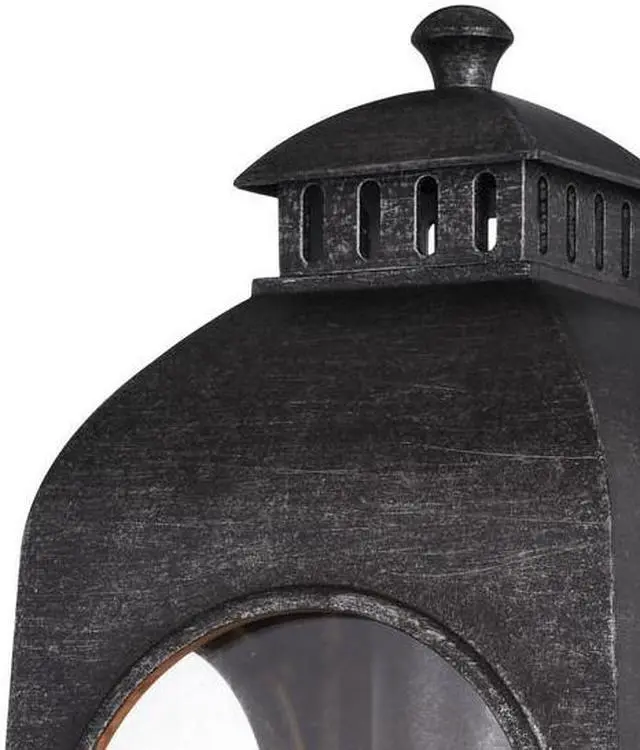 Alt view image 4 of 6 - VAXCEL T0591 Pilsen 6.5-in Black Outdoor Wall Lantern, Dusk to Dawn Photocell