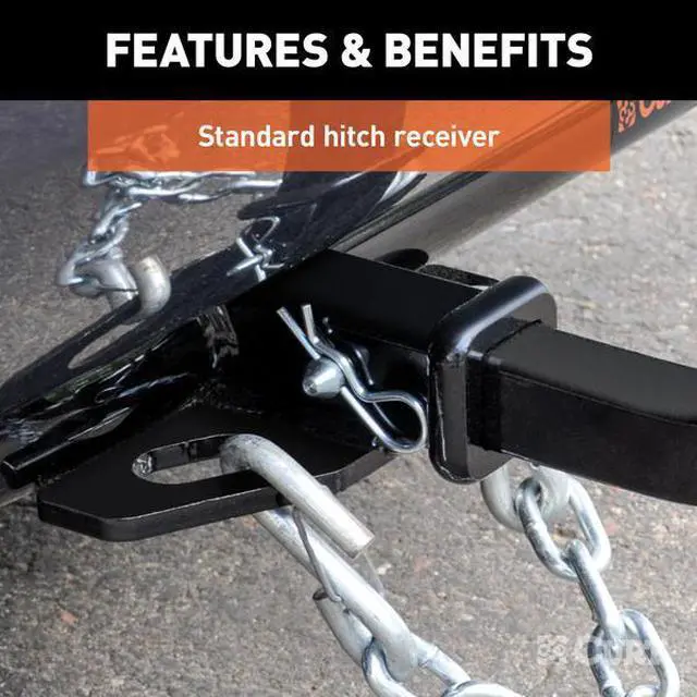 Alt view image 4 of 7 - CURT 11002 Trailer Hitch,1-1/4" Rcvr,Class 1,11002