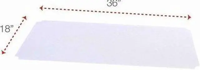 Alt view image 2 of 7 - ALERA ALESW59SL3618 Shelf Liners 36x18",Plastic,PK4
