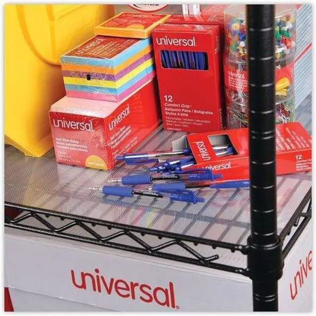 Alt view image 6 of 7 - ALERA ALESW59SL3618 Shelf Liners 36x18",Plastic,PK4