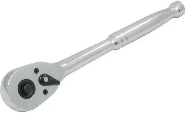 Alt view image 2 of 4 - DYNAMIC D012301 Tools 1/2" Drive 45 Tooth Quick Release Ratchet, 9" Long, Chrome