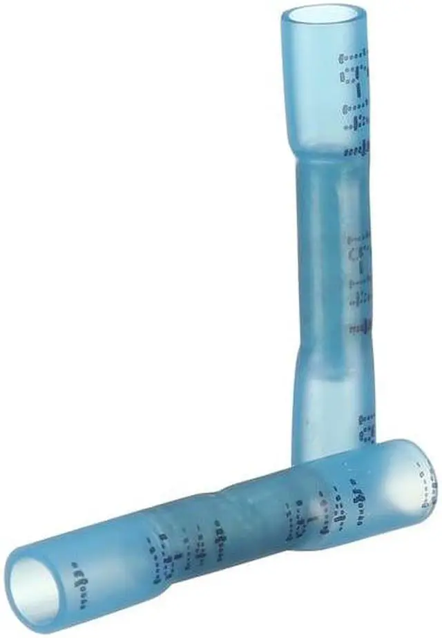 Alt view image 8 of 8 - 3M MH14BCX Butt Splice Wire Connector, 14 AWG Max, Blue, Polyolefin Insulation,