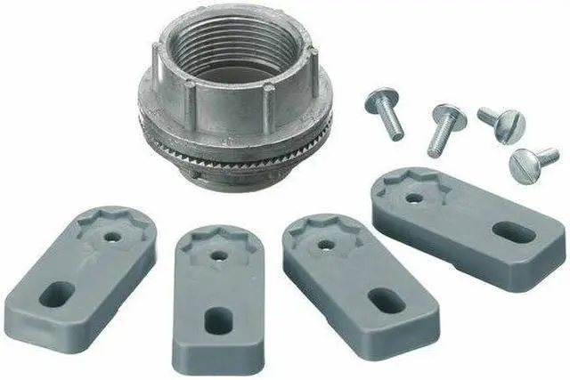 Alt view image 2 of 2 - HUBBELL WIRING DEVICE-KELLEMS HBLRFT2 Mounting Feet For Hbl430Mif7W,PK10