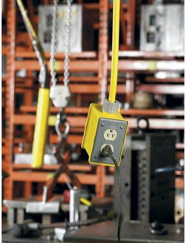 Alt view image 3 of 4 - Hubbell Wiring Device-Kellems Portable Outlet Box,1Gang,33 cu. in HAWA HBLPOB1D