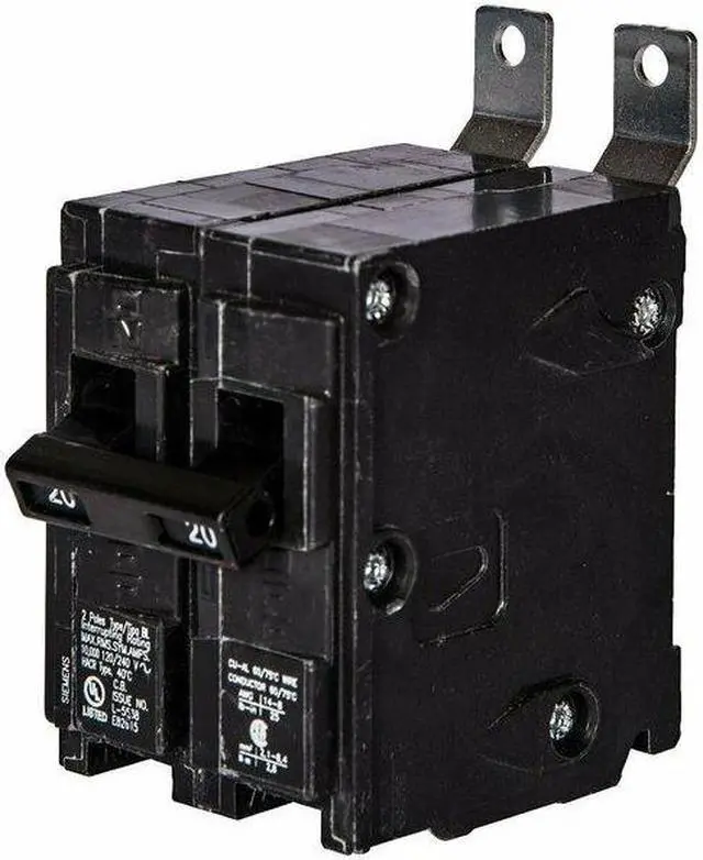 Alt view image 3 of 4 - SIEMENS B225 Miniature Circuit Breaker, BL Series, 25A, 2 Pole, 120/240V AC,
