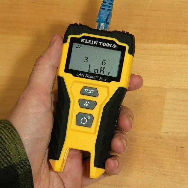 Alt view image 2 of 7 - KLEIN TOOLS vdv526-200 Cable Tester, LAN Scout Jr. 2, Backlit LCD, Multiple