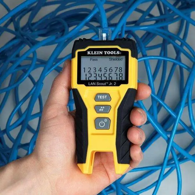 Alt view image 3 of 7 - KLEIN TOOLS vdv526-200 Cable Tester, LAN Scout Jr. 2, Backlit LCD, Multiple